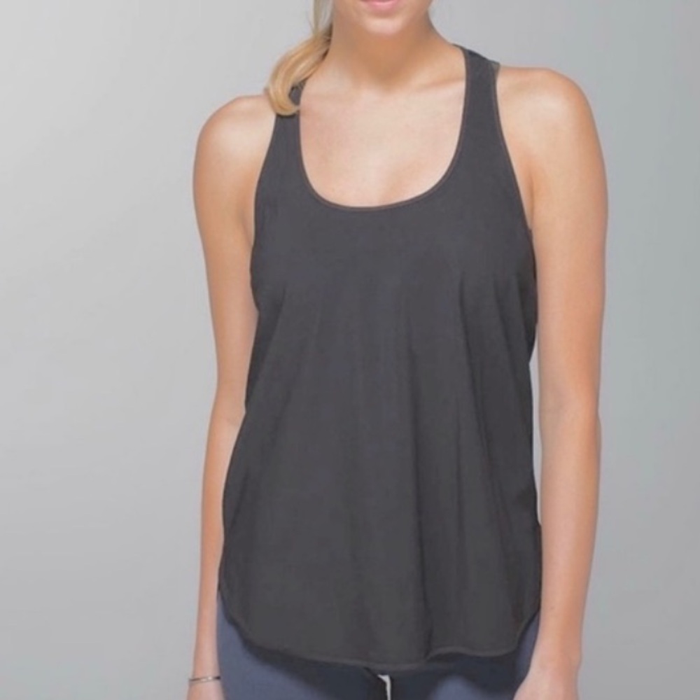 Lululemon Coastal Tank graphite gray